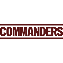 Washington Commanders Wordmark Logo 2022 - Present